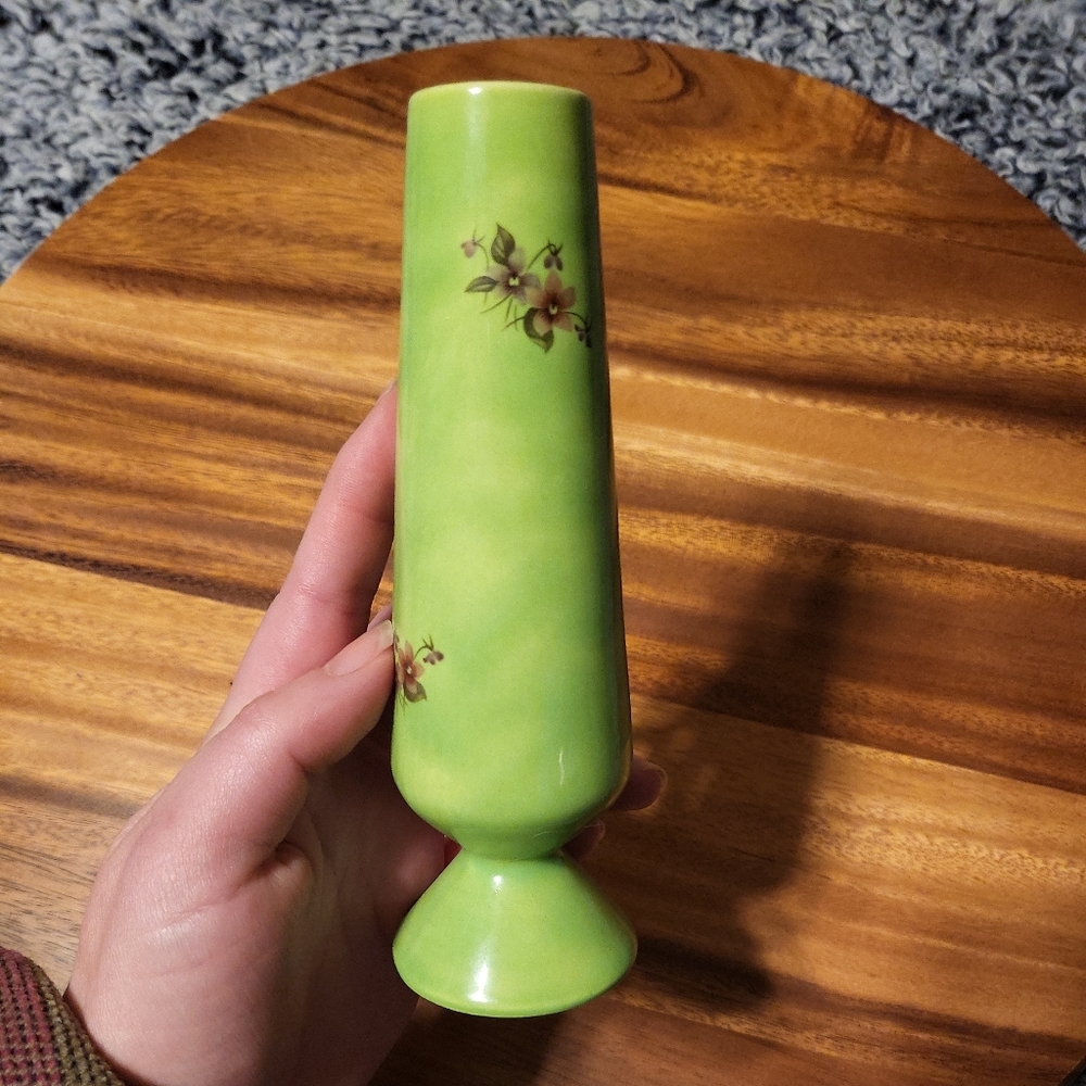 Vintage 70s Bud Vase Home Accents Floral Flower Vase Retro Funky Cool Grannycore - Picture 6 of 10